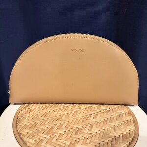 Oak & Fort Half-Moon Clutch NWT